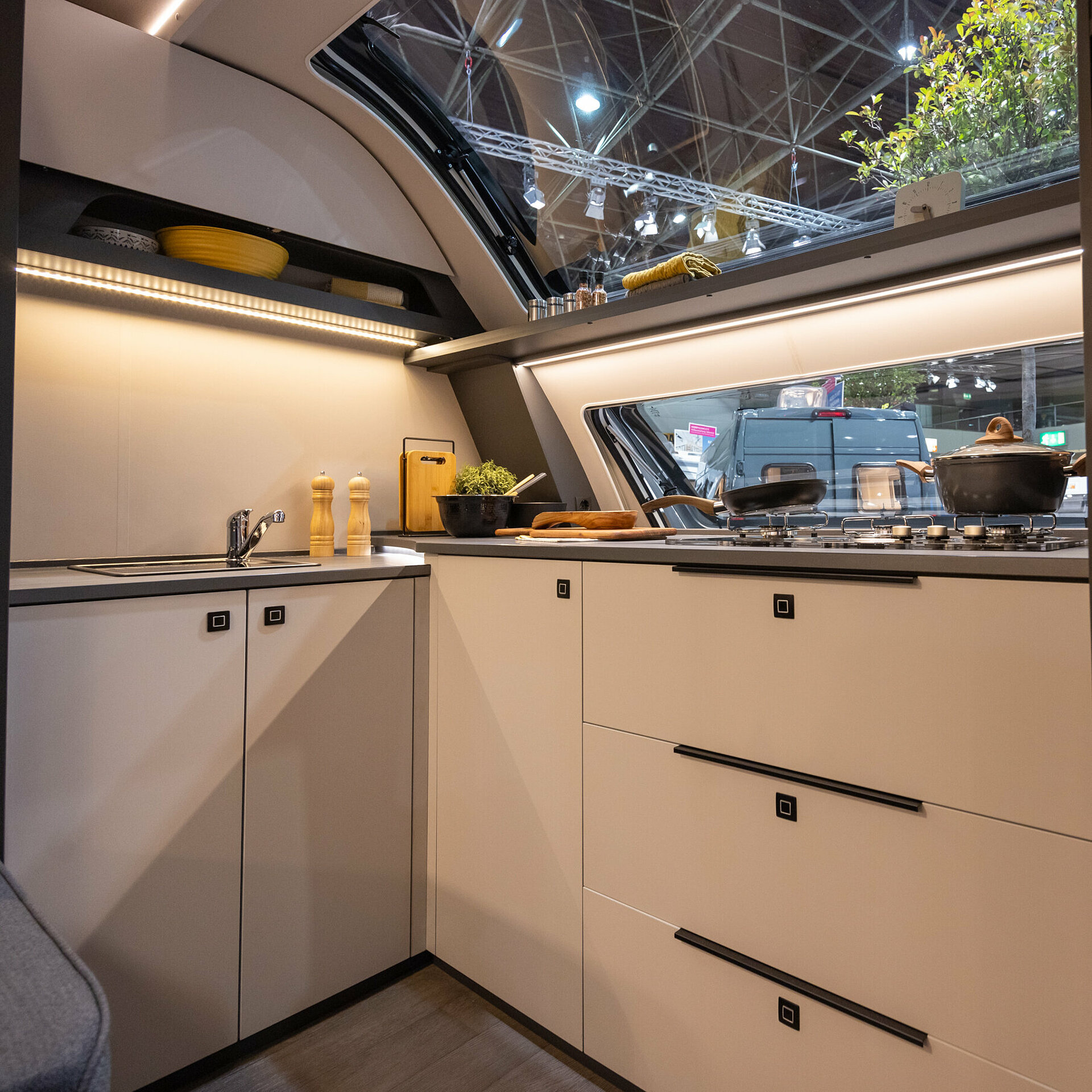 Hobby Wohnwagen Interieur Thrun Caravaning